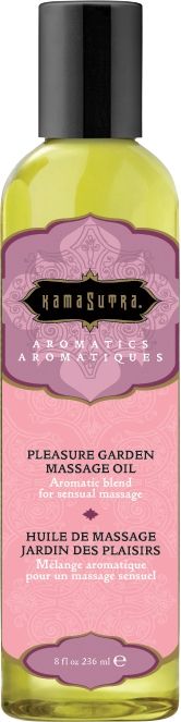 Kama Sutra Aromatics Massage Oil, 8oz Pleasure Garden Massage Oil - Tophatter Daily Deals