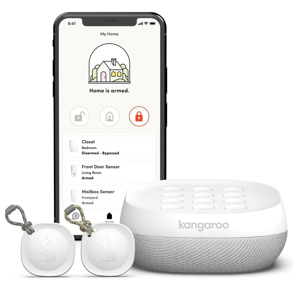 Kangaroo Home Security Siren + Keypad Home Security System - Tophatter Daily Deals