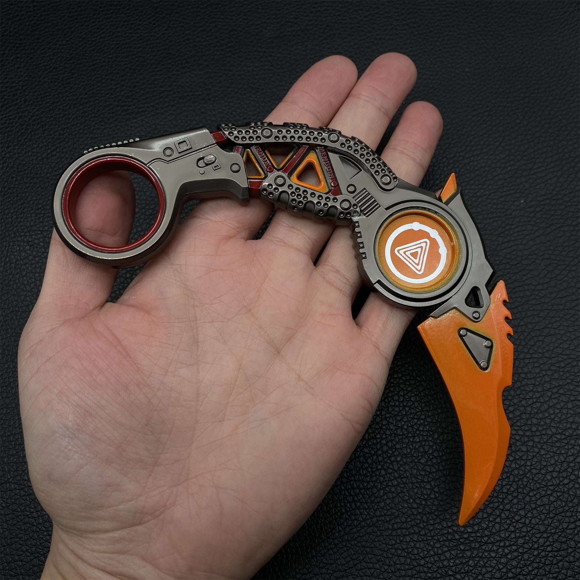 Raptor's Claw Karambit Metal Replica-Economic Version Orange Only - Tophatter Daily Deals