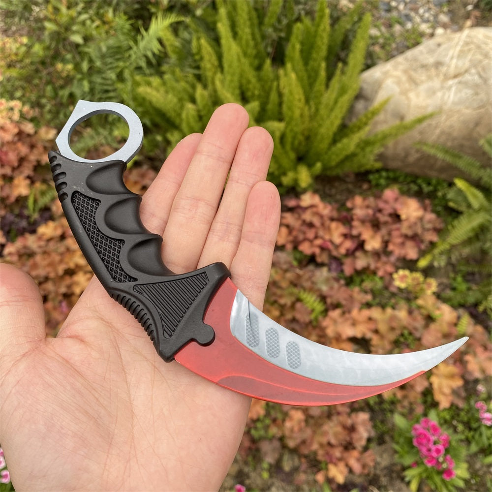 Global Offensive Game Balisong Karambit Blunt Blade Trainer Replica Autotronic Karambit - Tophatter Daily Deals