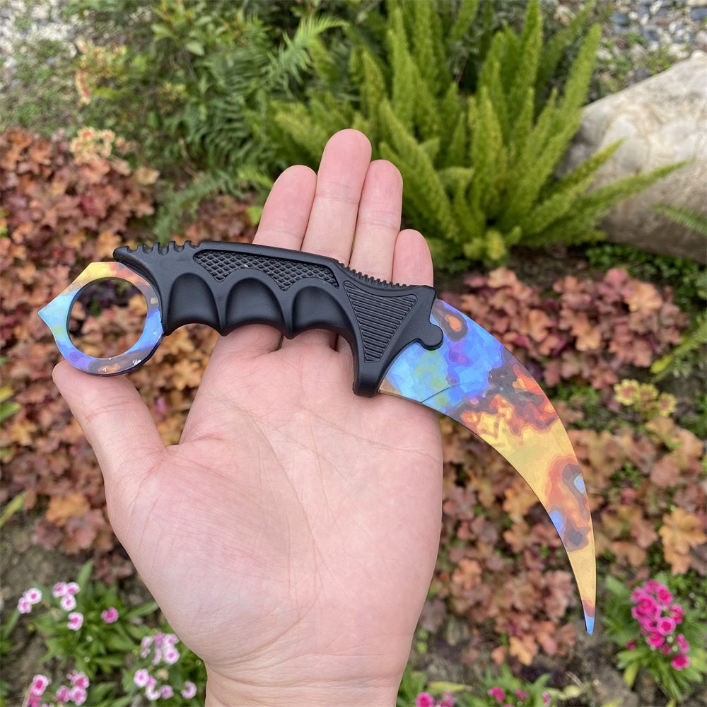 Global Offensive Game Balisong Karambit Blunt Blade Trainer Replica - Tophatter Daily Deals