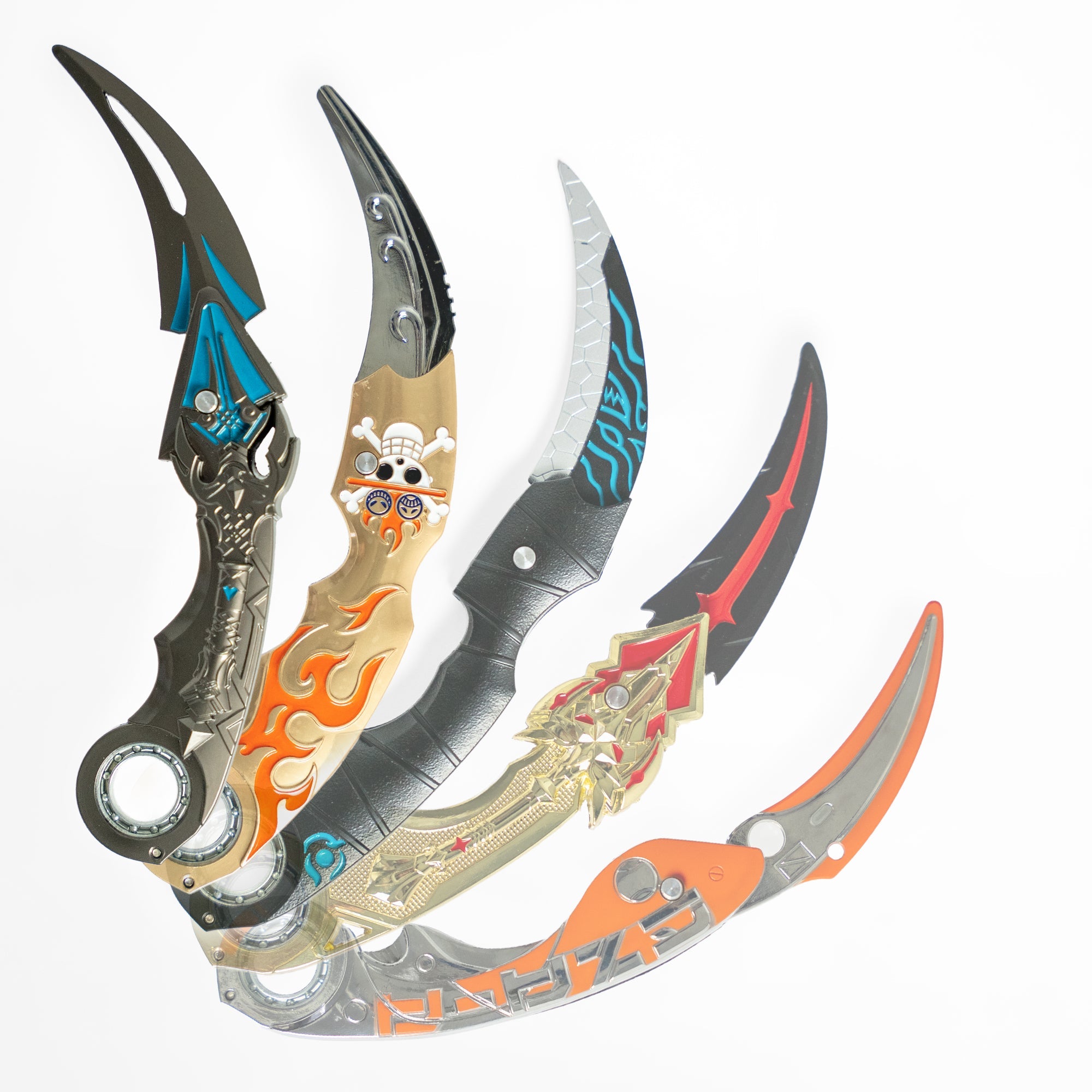 Karambit Fidget Spinner Fire and Steel Exclusive - Tophatter Daily Deals