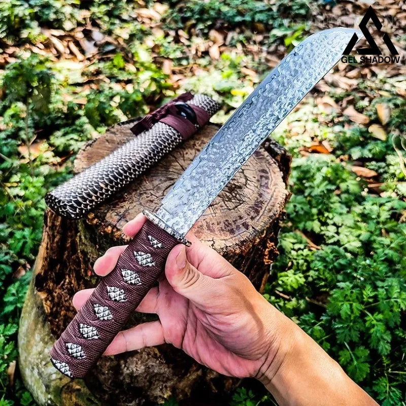 Katana VG10 Ninja Samurai Damascus Hunting Knife-GS113 KNIVES - Tophatter Daily Deals