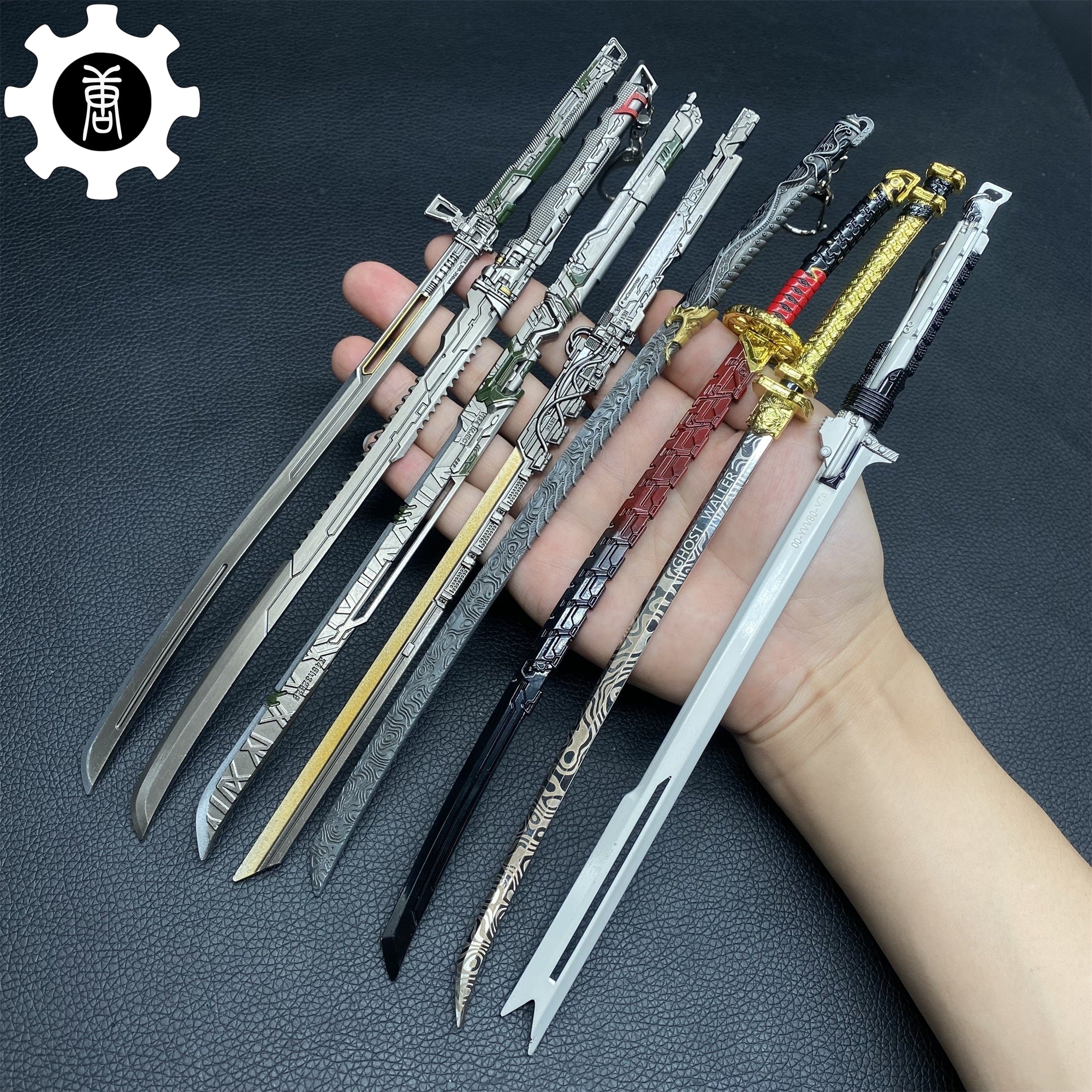 Hot Game TCGR Mini Katanas Metal Replica 8 Options 8 In 1 Pack - Tophatter Daily Deals