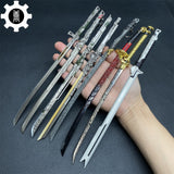 Hot Game TCGR Mini Katanas Metal Replica 8 Options 8 In 1 Pack - Tophatter Daily Deals