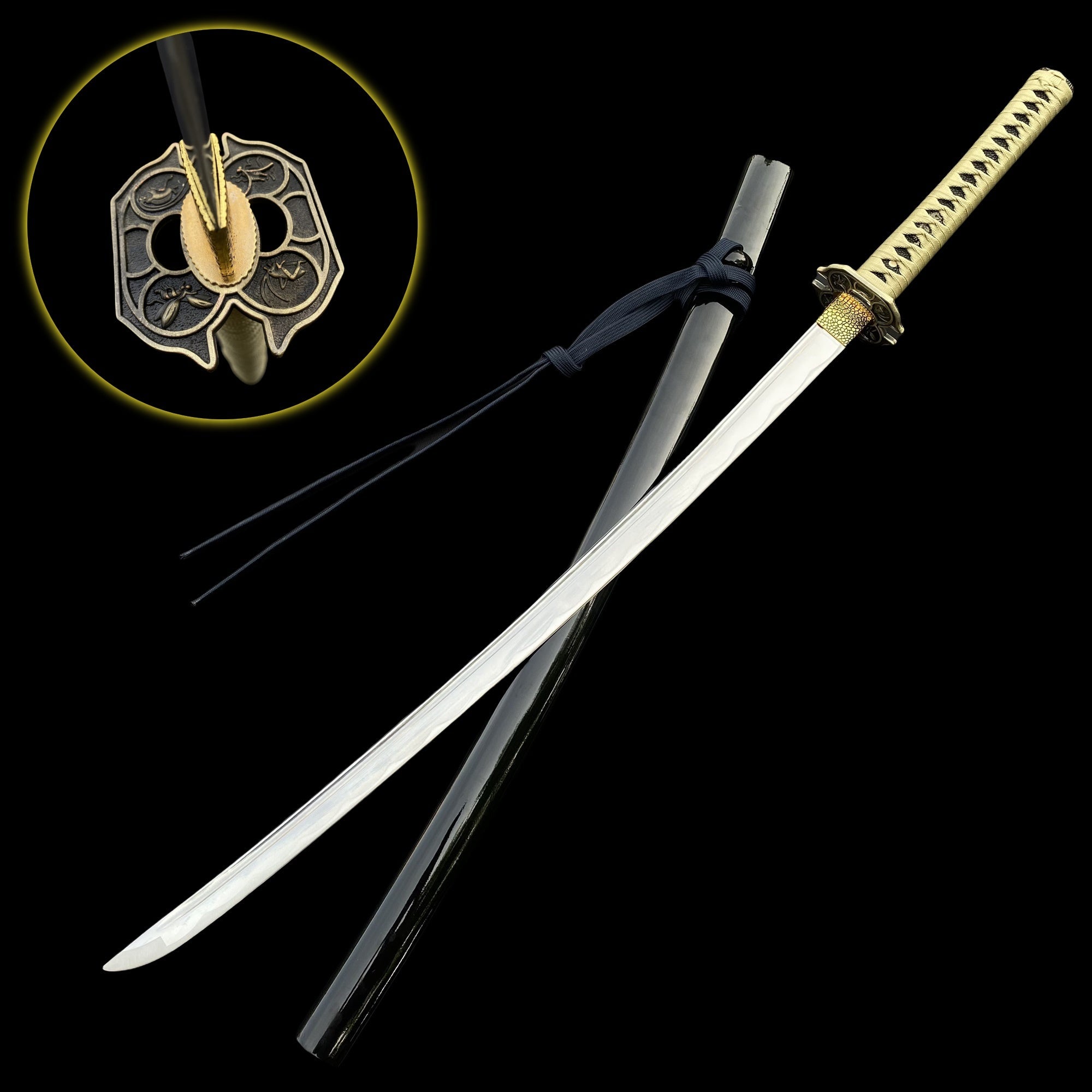 Japanese Ronin Katana Samurai Sword Unedged (Blunt) - Tophatter Daily Deals