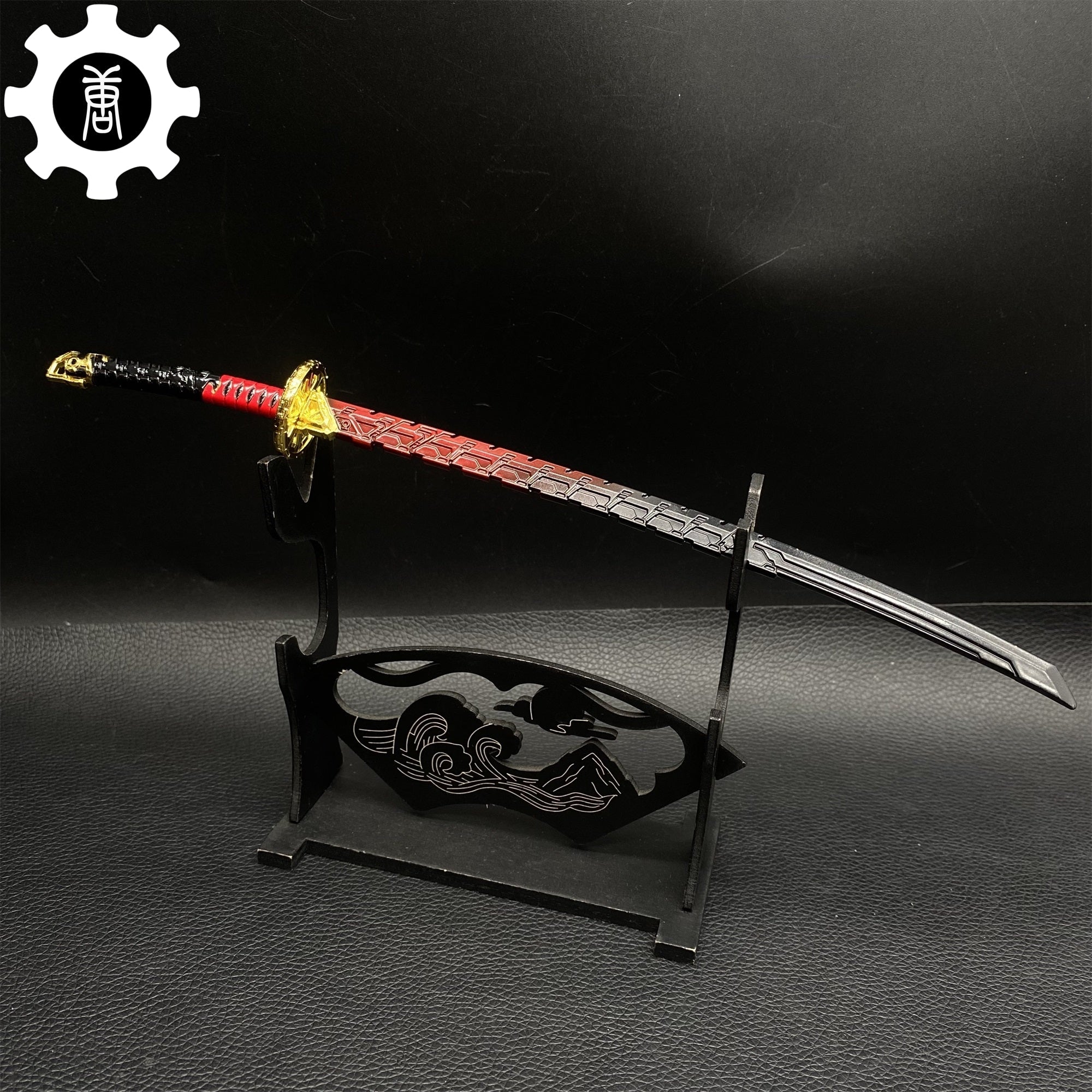 Hot Game TCGR Mini Katanas Metal Replica 8 Options Katana G & Stand - Tophatter Daily Deals