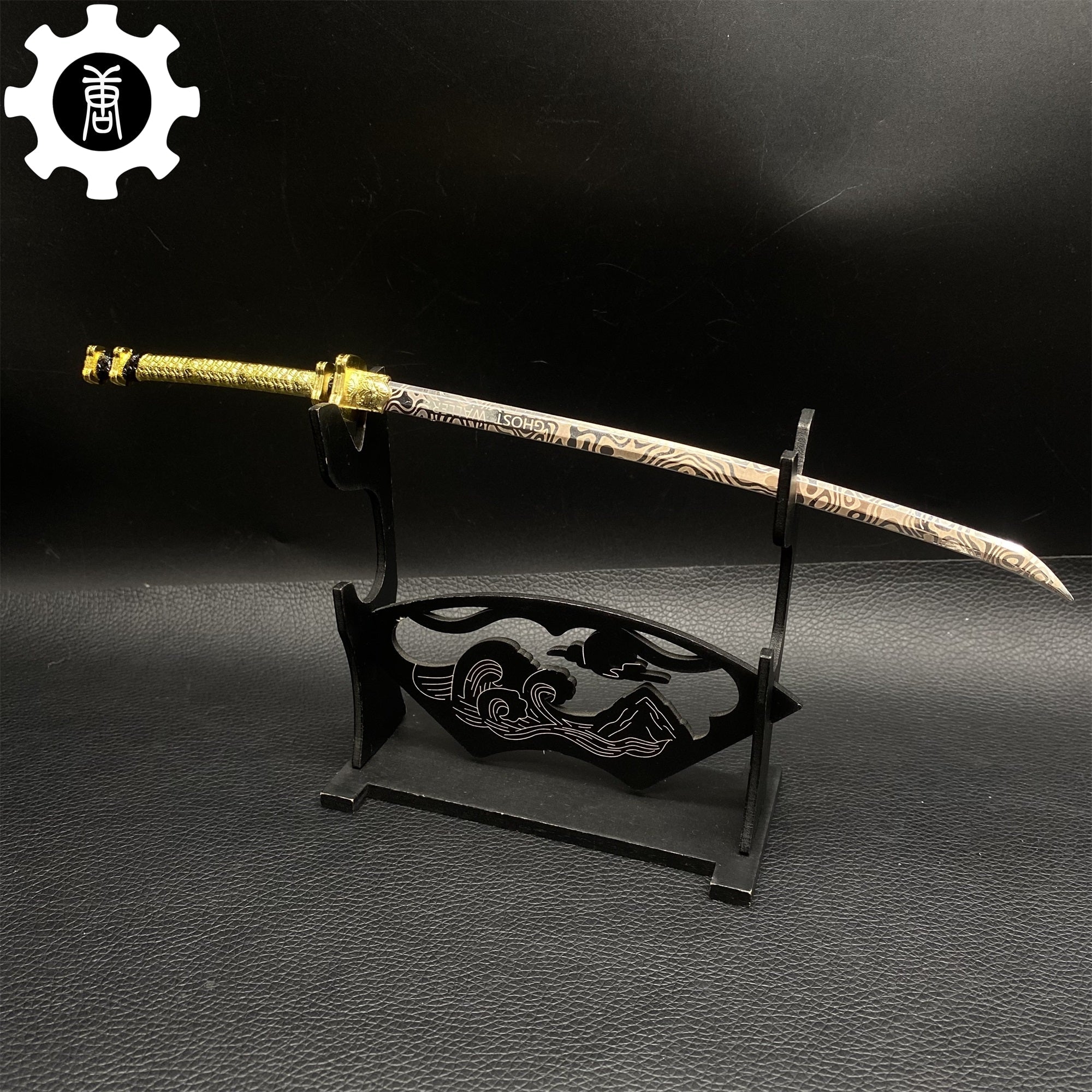 Hot Game TCGR Mini Katanas Metal Replica 8 Options Katana F & Stand - Tophatter Daily Deals