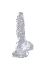 Pipedream - King Cock - Realistic Dildo with Balls - 5 inch - Clear Sex Toy - Tophatter Daily Deals