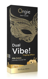 Orgie Dual Vibe Pina Colada – Kissable 15ml Vibrator Gel > Lube > Oral Gels & Sprays - Tophatter Daily Deals