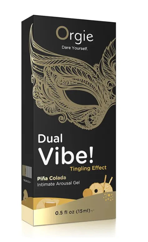 Orgie Dual Vibe Pina Colada – Kissable 15ml Vibrator Gel > Lube > Oral Gels & Sprays - Tophatter Daily Deals