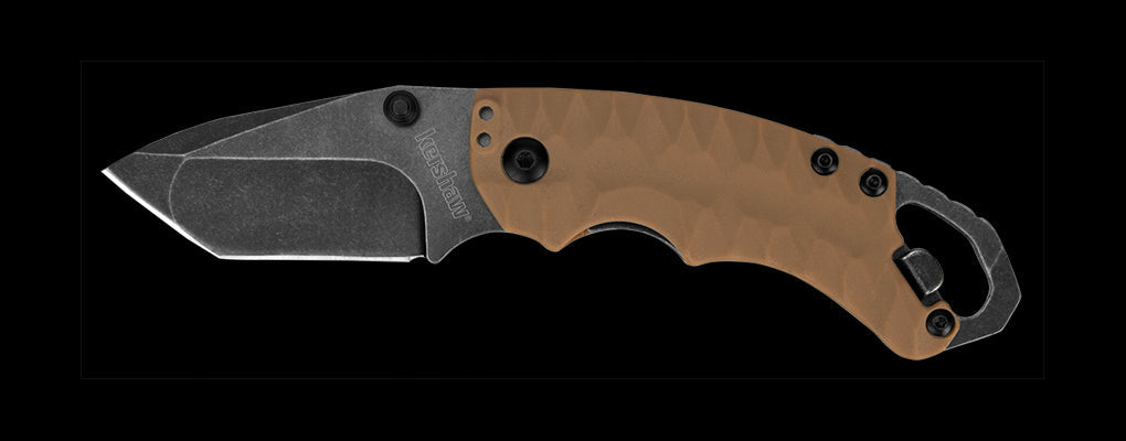 KERSHAW SHUFFLE II TANTO TAN - Tophatter's Army Deals KNIVES - Tophatter Daily Deals