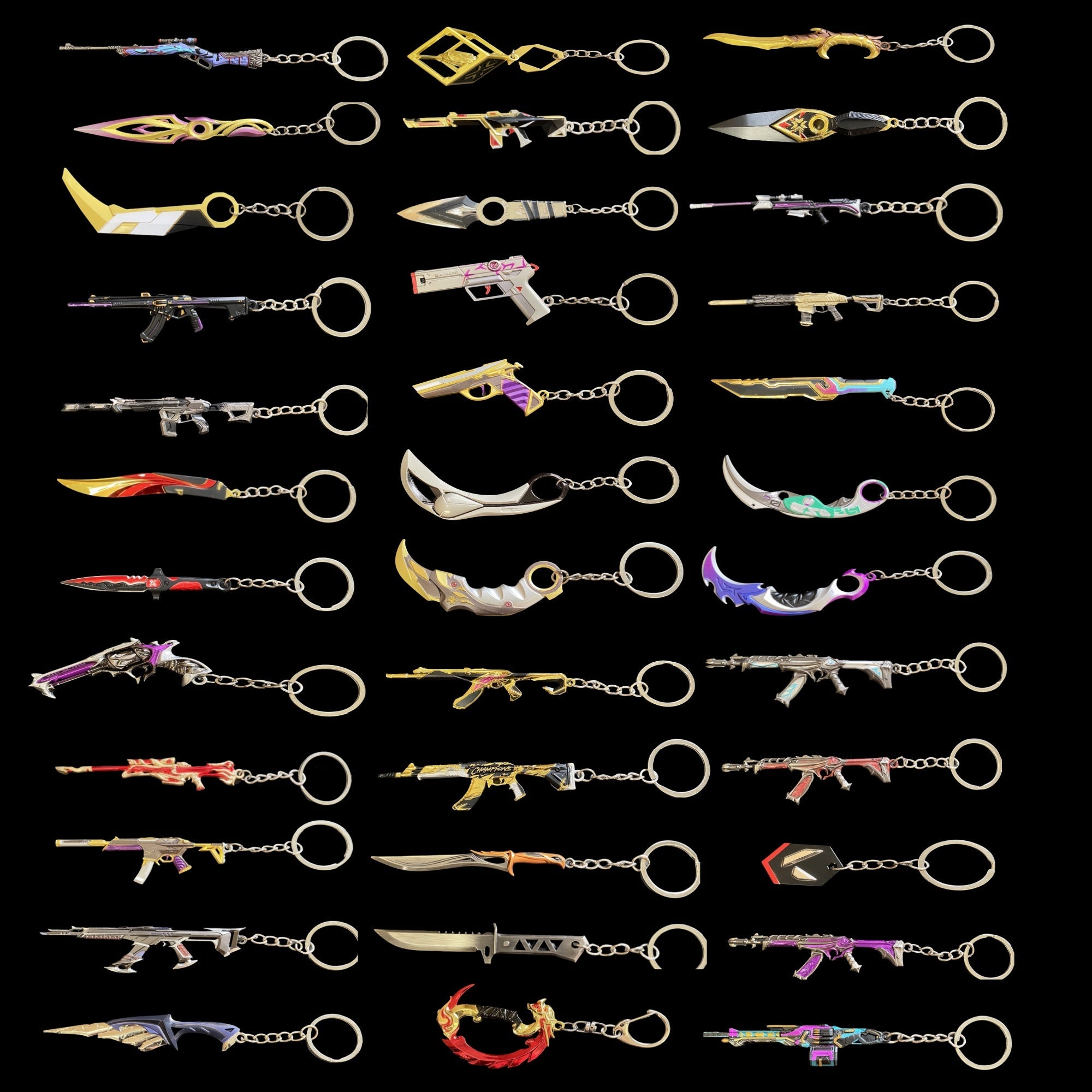 Metal Val Tiny Keychain Pendant Set - Tophatter Daily Deals