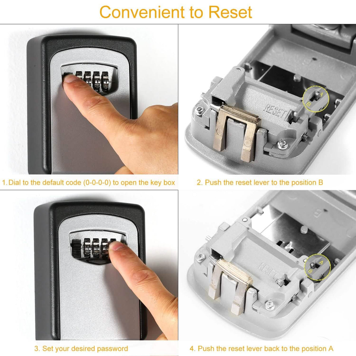 Keys Storage Lock Box with 4 Digits Combination Everything Else - Tophatter Daily Deals