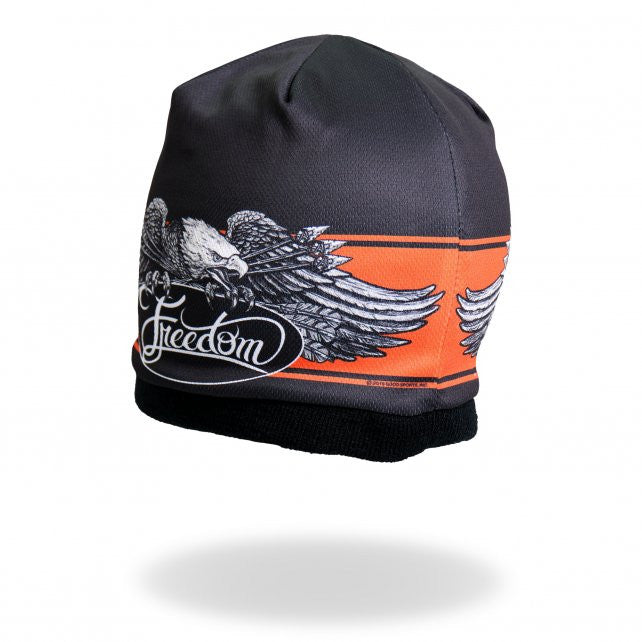 Hot Leathers Sublimated Freedom Eagle Beanie 3D Art Beanie Sublimated - Tophatter Daily Deals