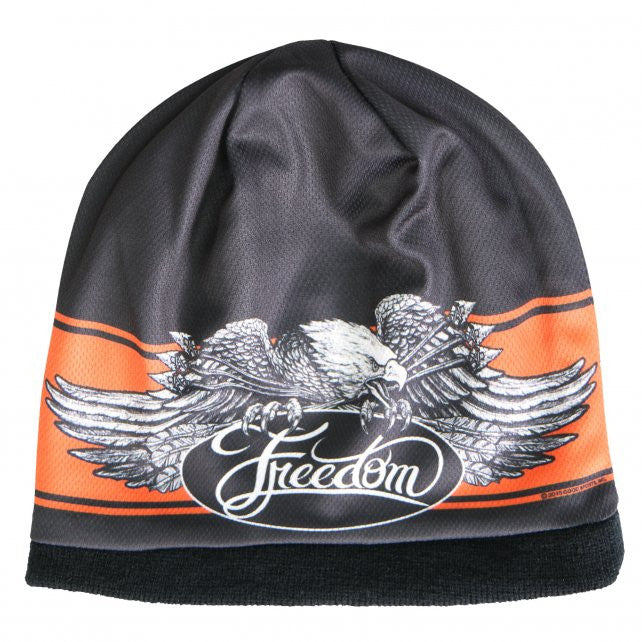 Hot Leathers Sublimated Freedom Eagle Beanie 3D Art Beanie Sublimated - Tophatter Daily Deals