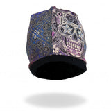 Hot Leathers Sublimated Sugar Paisley Ladies Beanie 3D Art Beanie Sublimated - Tophatter Daily Deals