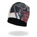 Hot Leathers Sublimated Rough Cut Ride or Die Reaper Beanie 3D Art Beanie Sublimated - Tophatter Daily Deals