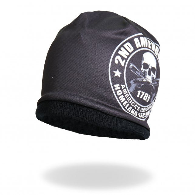 Hot Leathers Sublimated 2nd Amendment Beanie 3D Art Beanie Sublimated - Tophatter Daily Deals