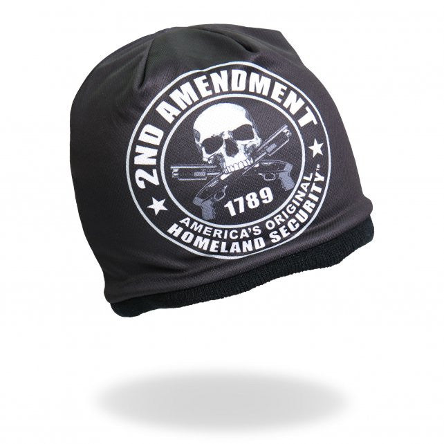 Hot Leathers Sublimated 2nd Amendment Beanie 3D Art Beanie Sublimated - Tophatter Daily Deals