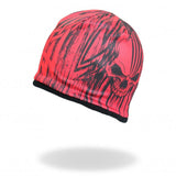 Hot Leathers Sublimated Over The Top Tribal Skull Beanie 3D Art Beanie Sublimated - Tophatter Daily Deals
