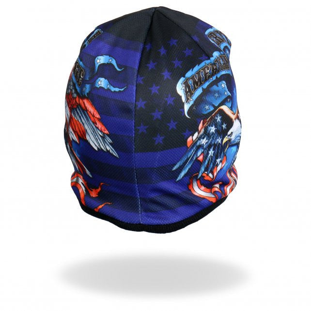 Hot Leathers Sublimated American Heritage Eagle Flag Beanie 3D Art Beanie Sublimated - Tophatter Daily Deals