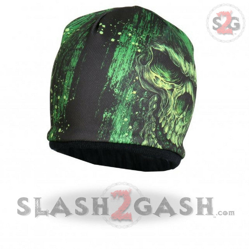 Hot Leathers Sublimated Shredder Skull Beanie 3D Art Beanie Sublimated - Tophatter Daily Deals