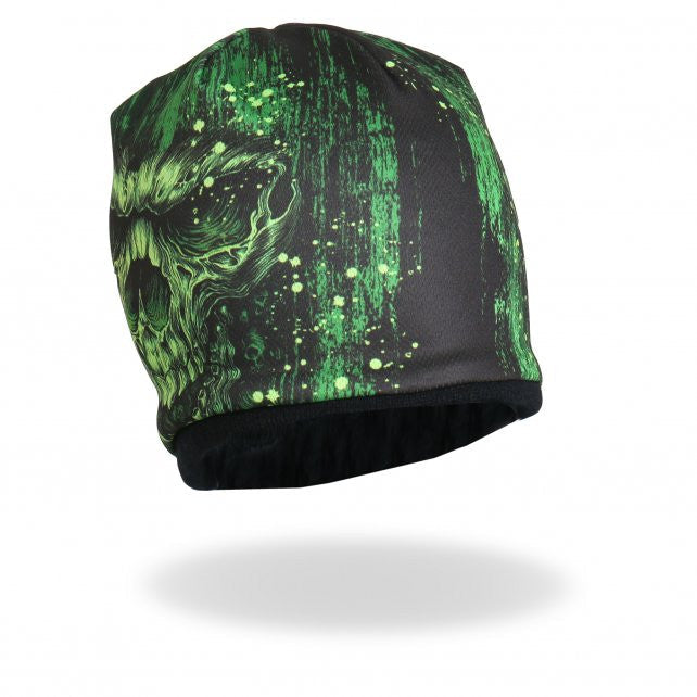 Hot Leathers Sublimated Shredder Skull Beanie 3D Art Beanie Sublimated - Tophatter Daily Deals