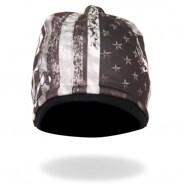 Hot Leathers Flag Skull Sublimated Beanie 3D Art Beanie Sublimated - Tophatter Daily Deals