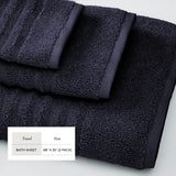 Luxury Combed Cotton Bath Towel Set - Karina Collection Bath - Tophatter Daily Deals