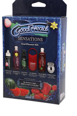 GoodHead Sensations Kit – 6 Piece Oral Pleasure Lotion Set > Essentials > Massage Gift Set - Tophatter Daily Deals