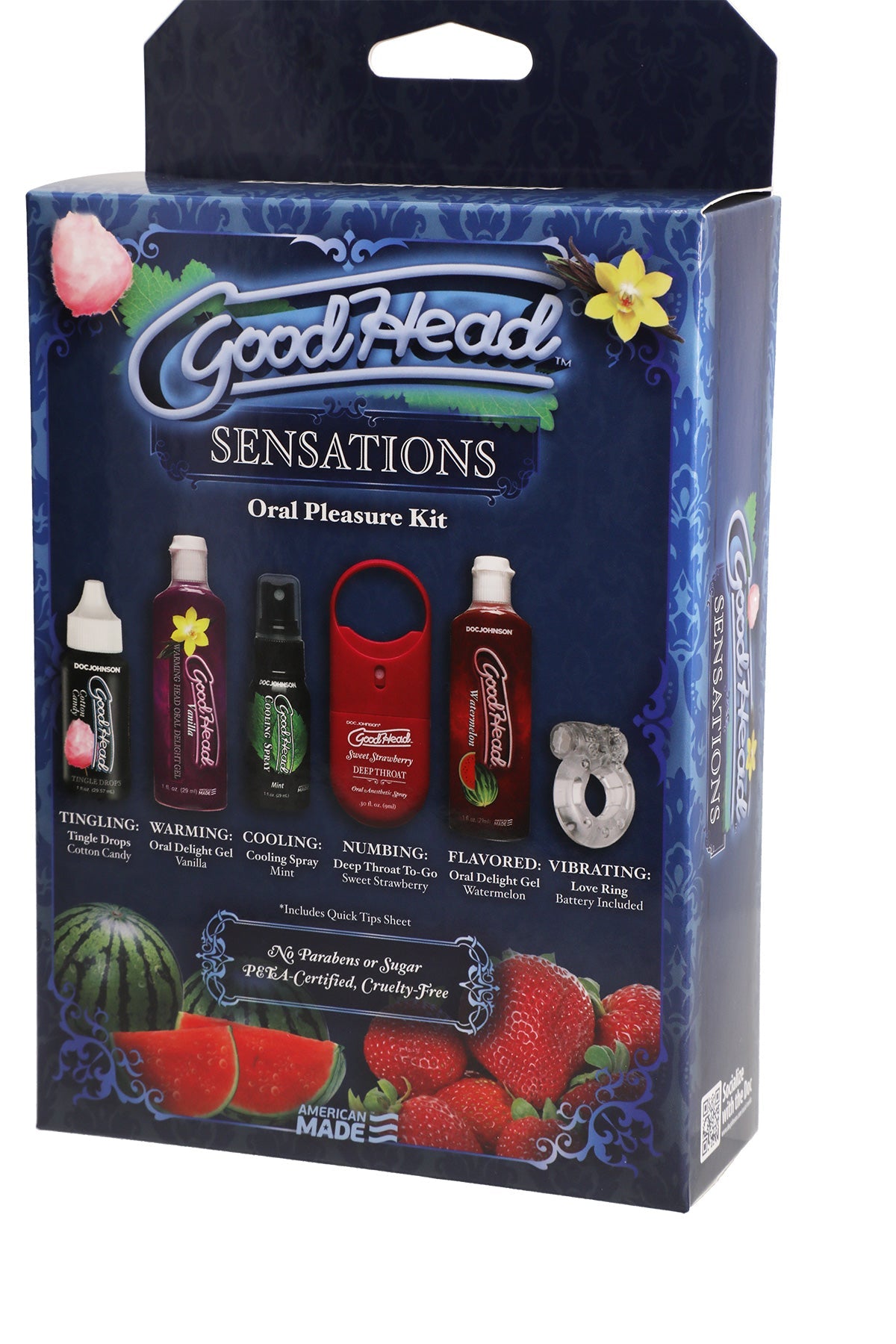 GoodHead Sensations Kit – 6 Piece Oral Pleasure Lotion Set > Essentials > Massage Gift Set - Tophatter Daily Deals