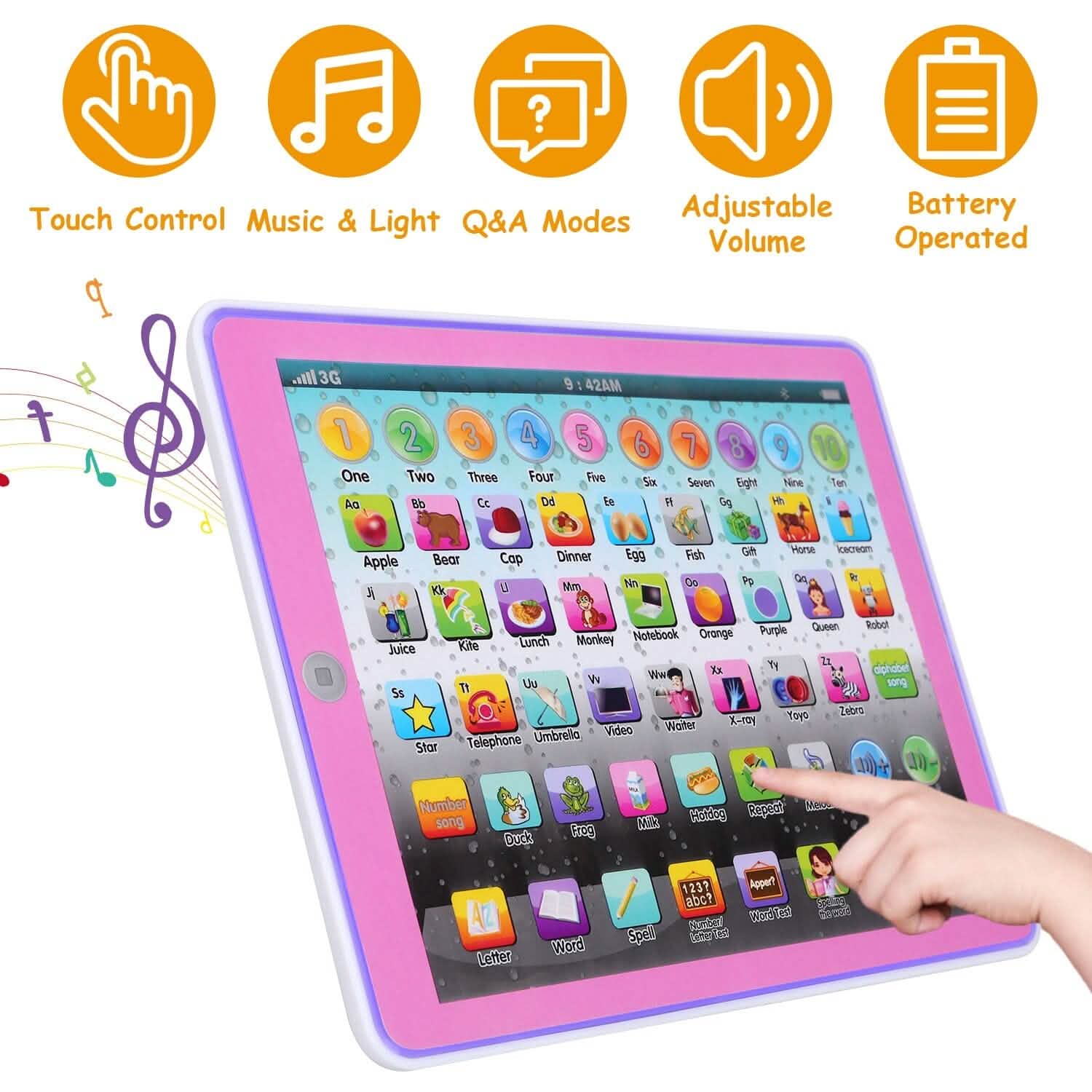 Kid Baby Toddler Educational Tablet Toy Toys & Games - Tophatter Daily Deals