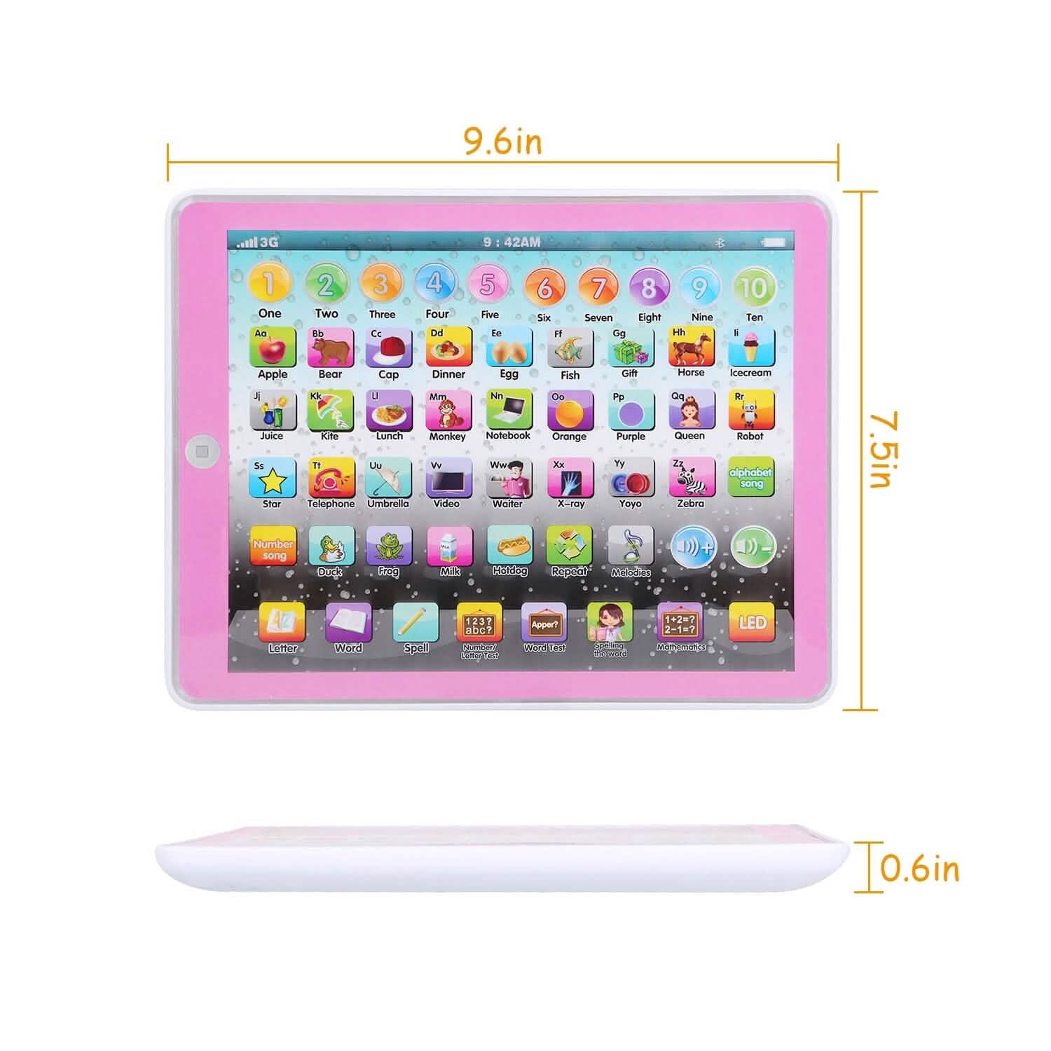 Kid Baby Toddler Educational Tablet Toy Toys & Games - Tophatter Daily Deals