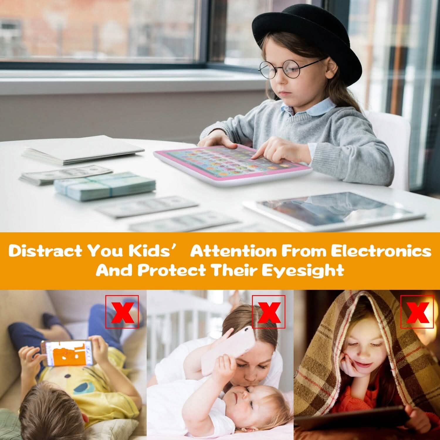 Kid Baby Toddler Educational Tablet Toy Toys & Games - Tophatter Daily Deals