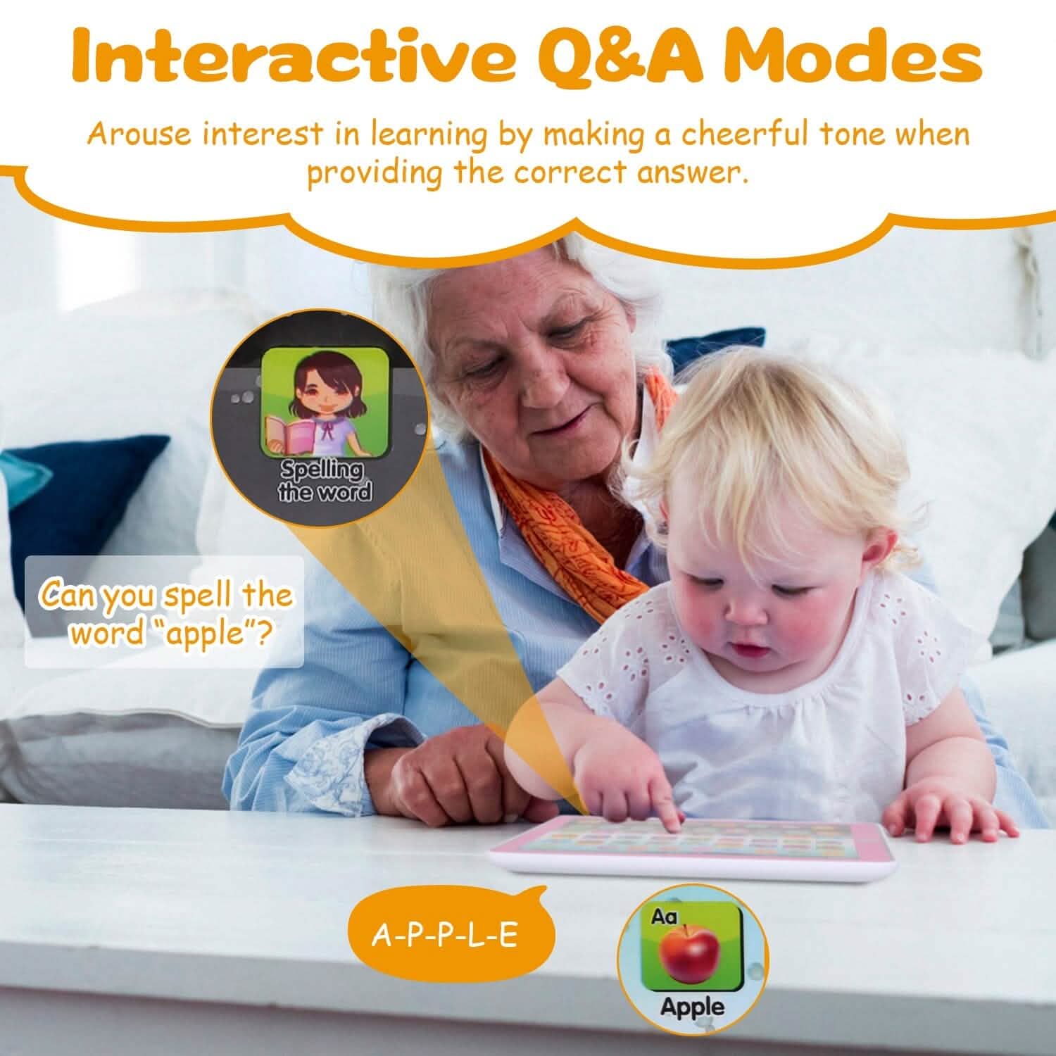 Kid Baby Toddler Educational Tablet Toy Toys & Games - Tophatter Daily Deals