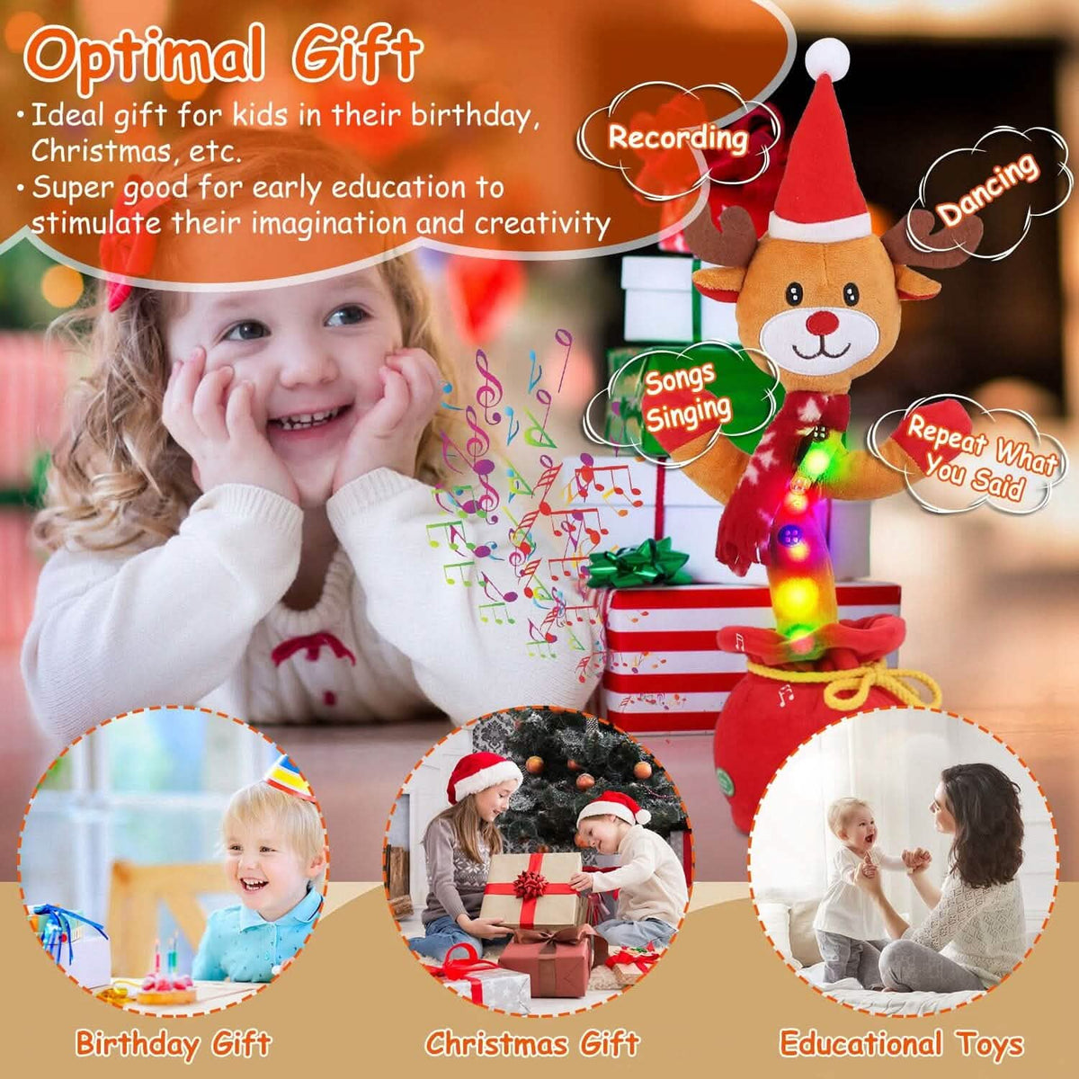 Kid Electric Dance Christmas Toy Toys & Games - Tophatter Daily Deals