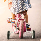 Kids Bicycle Training Wheels Adjustable for 12"-20" Bike Outdoor Recreation - Tophatter Daily Deals