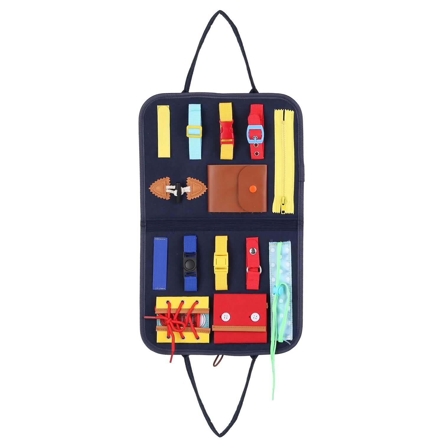 Kids Busy Board Sensory Activity Board Preschool Learning Toys A Toys & Games - Tophatter Daily Deals