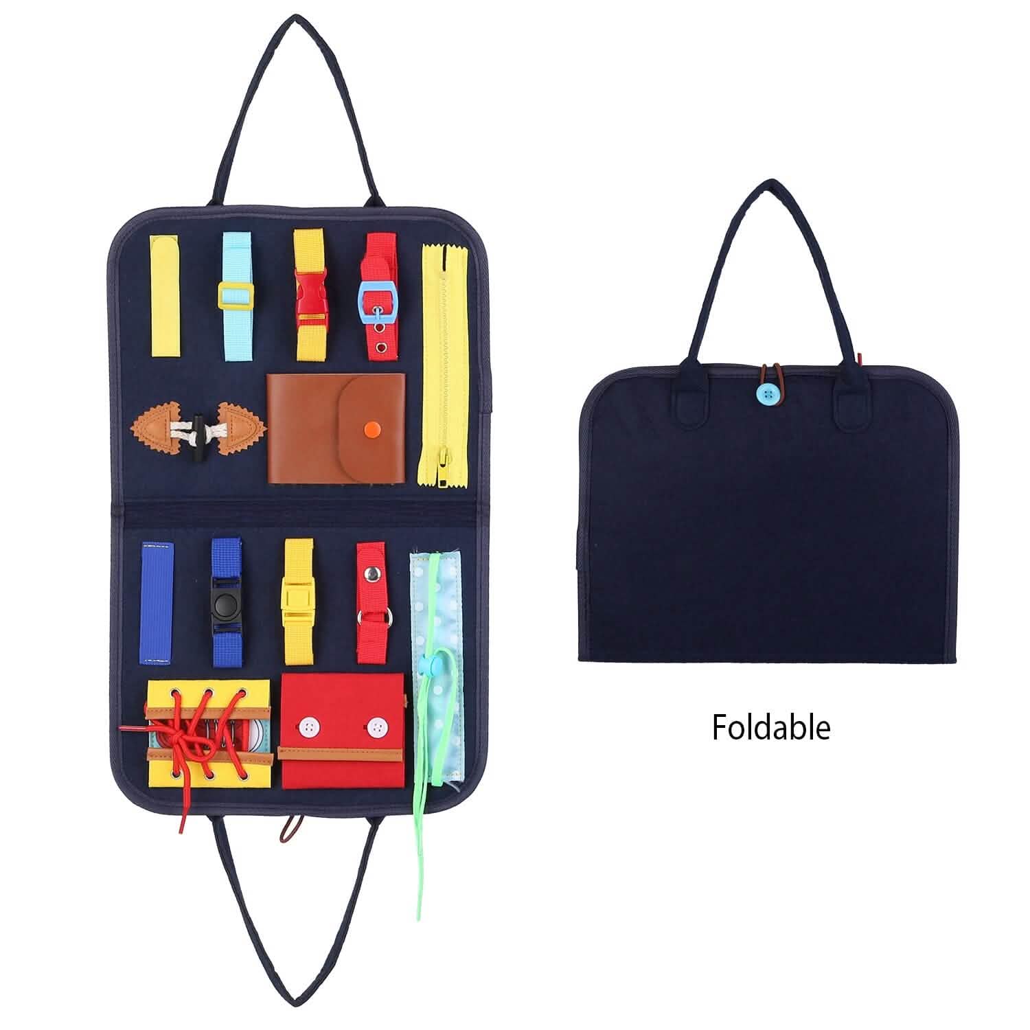 Kids Busy Board Sensory Activity Board Preschool Learning Toys Toys & Games - Tophatter Daily Deals