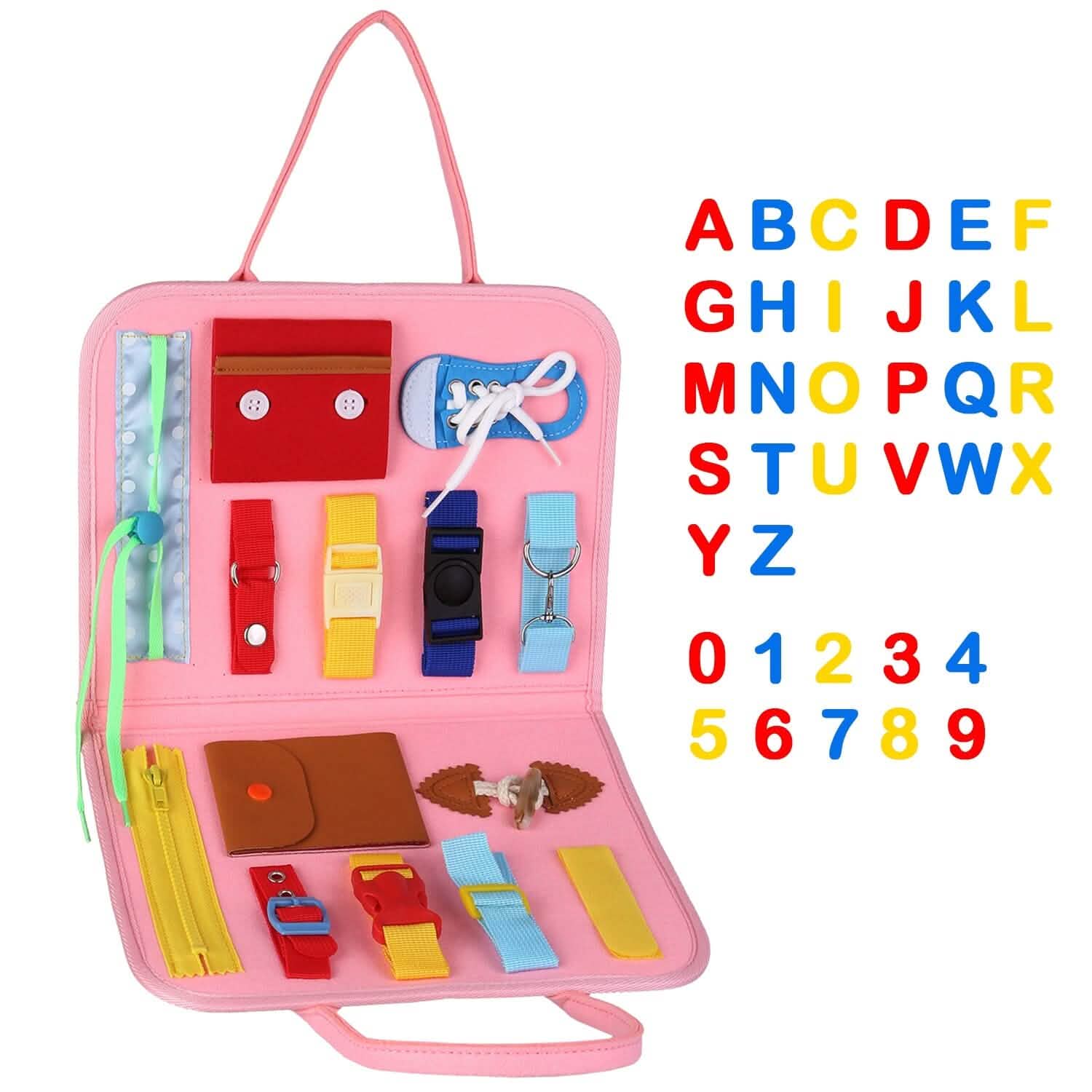 Kids Busy Board Sensory Activity Board Preschool Learning Toys Toys & Games - Tophatter Daily Deals