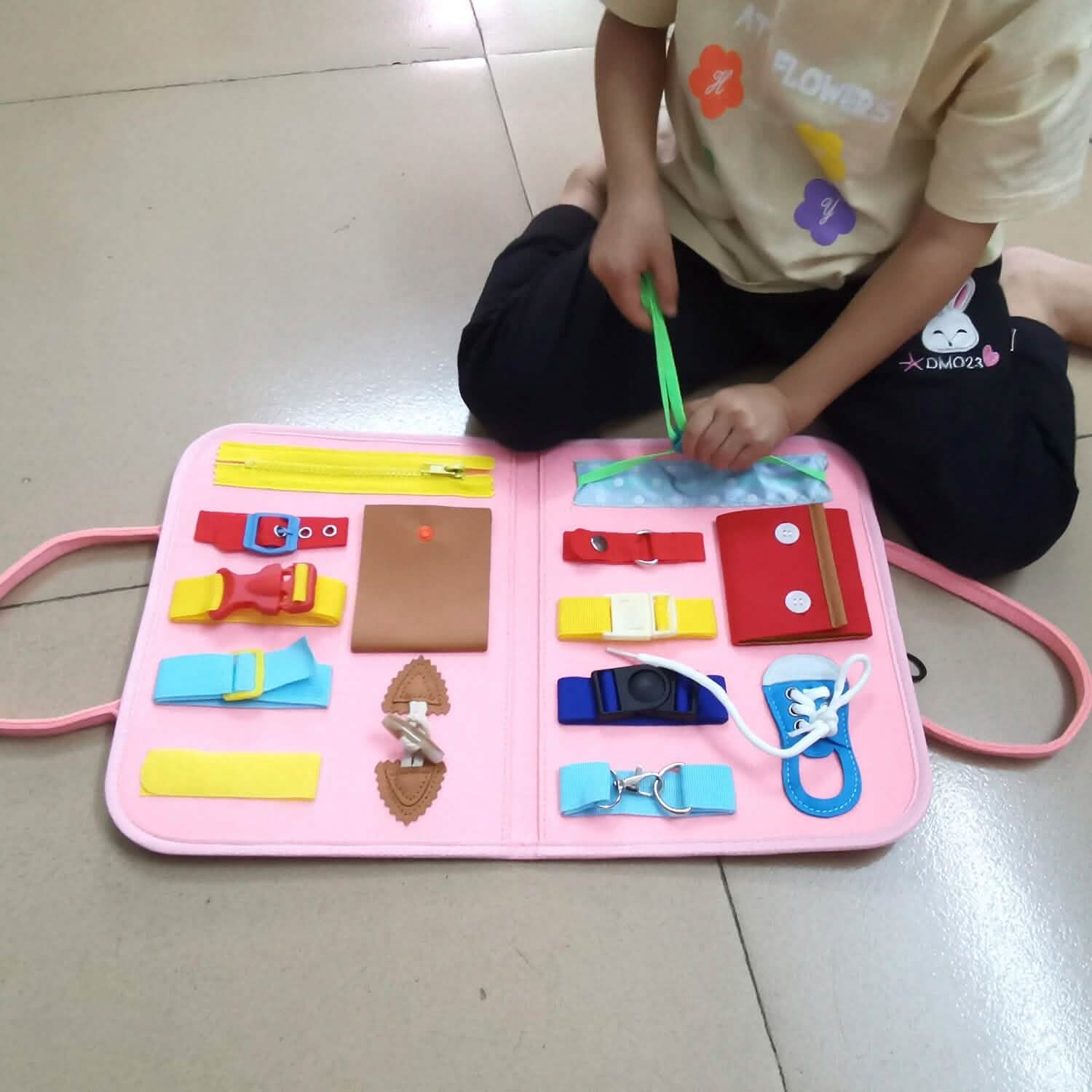 Kids Busy Board Sensory Activity Board Preschool Learning Toys Toys & Games - Tophatter Daily Deals