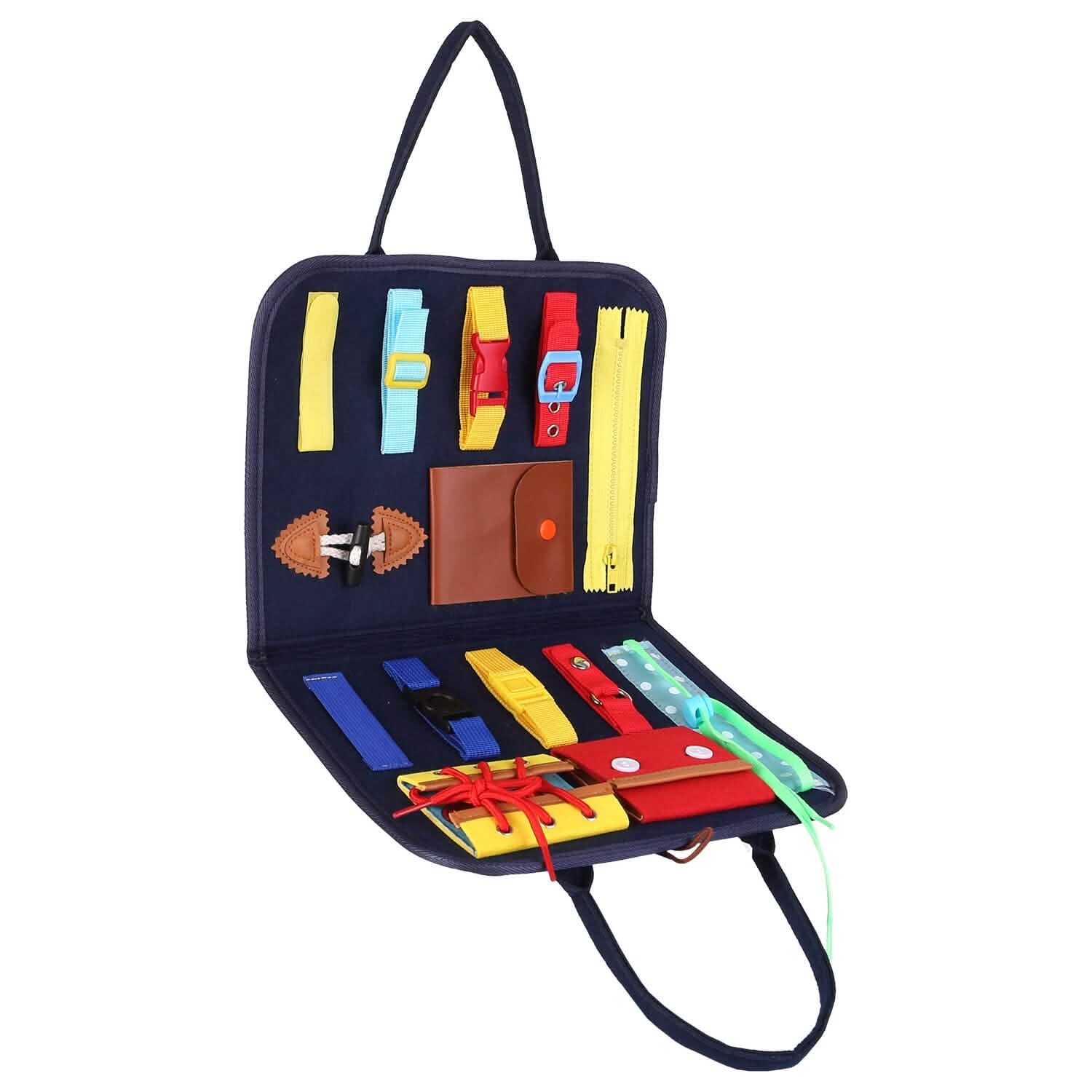 Kids Busy Board Sensory Activity Board Preschool Learning Toys Toys & Games - Tophatter Daily Deals