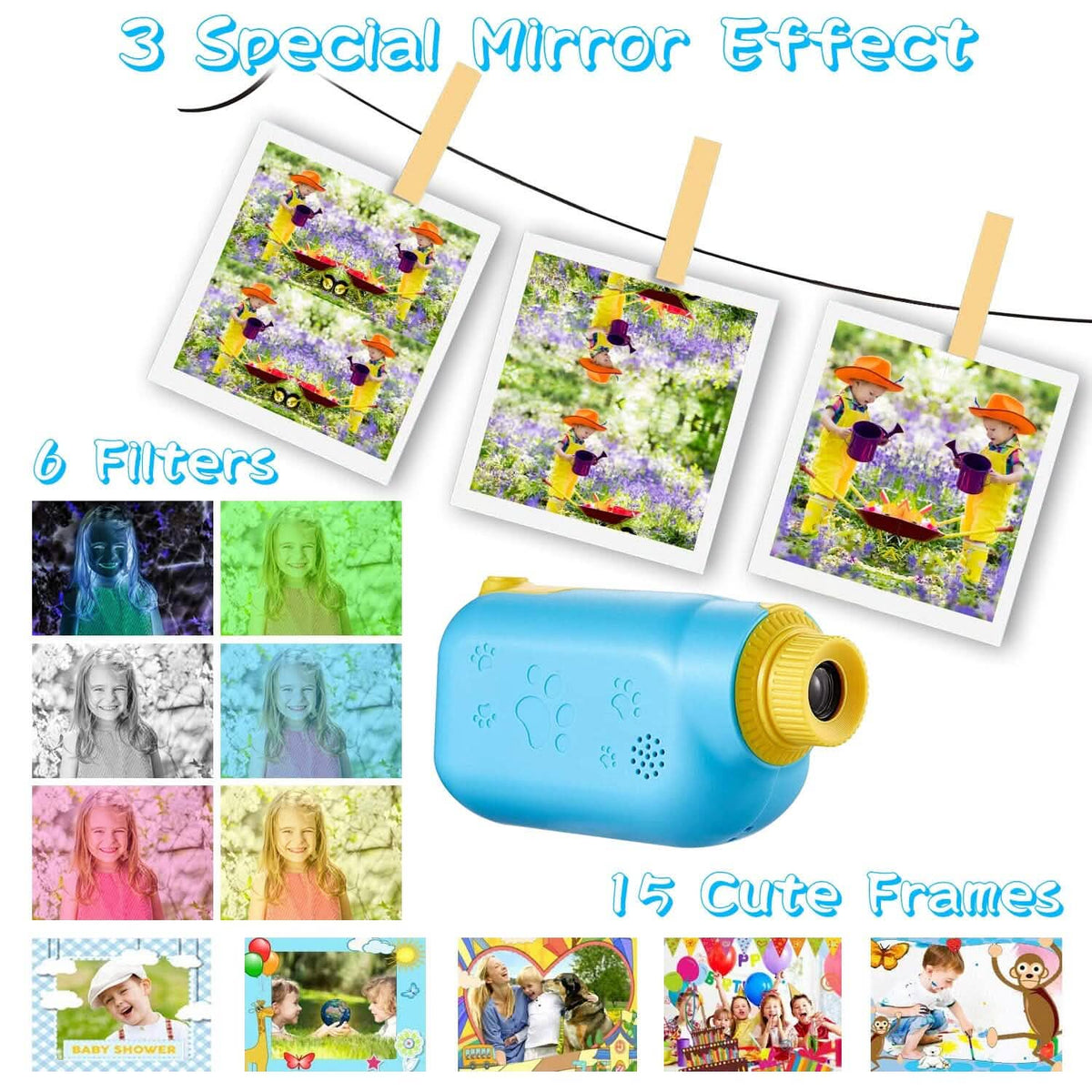 Kids Digital Camera Child Video Camera Toys & Games - Tophatter Daily Deals
