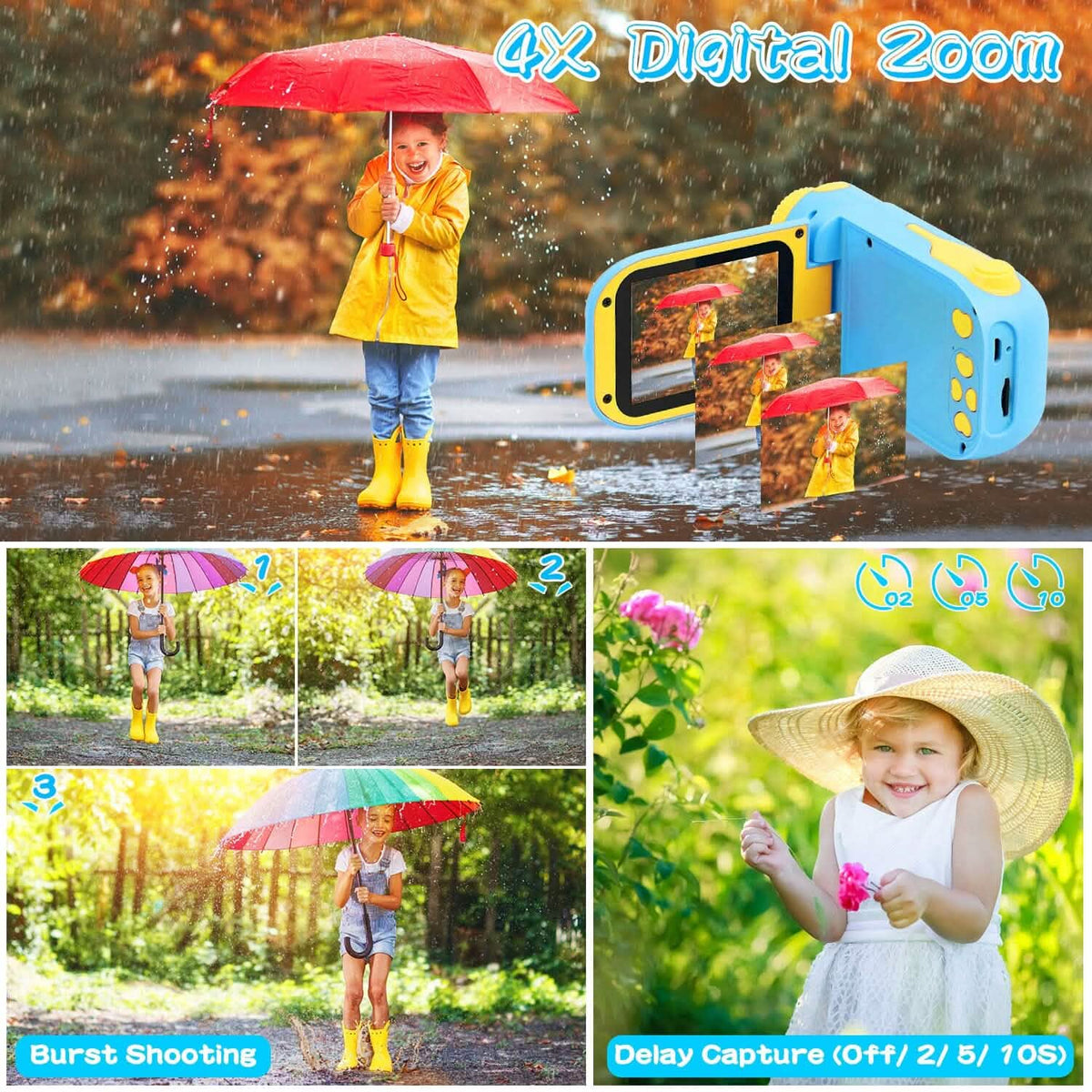 Kids Digital Camera Child Video Camera Toys & Games - Tophatter Daily Deals
