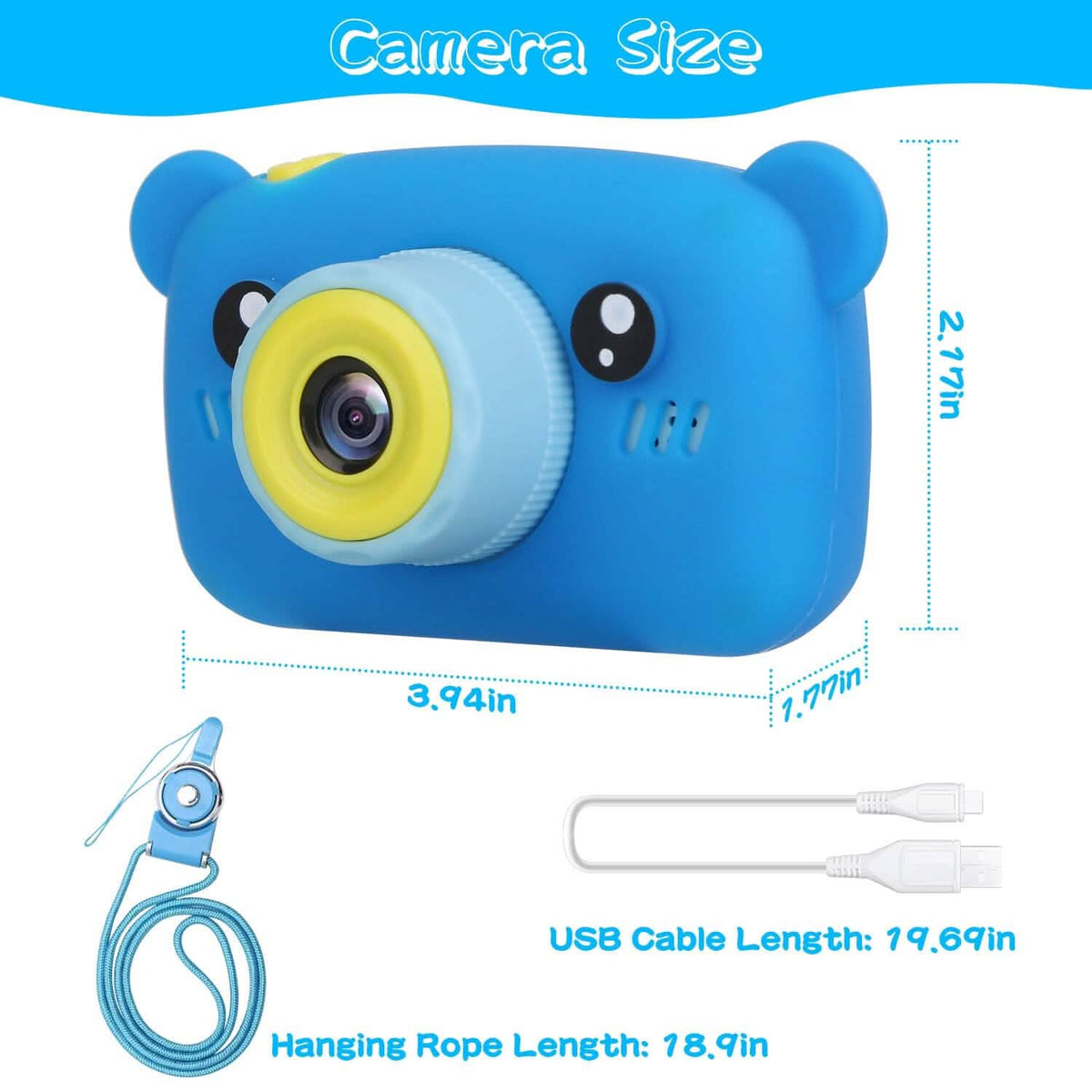 Kids Digital Camera with 2" Screen 4x Digital Zoom Toys & Games - Tophatter Daily Deals