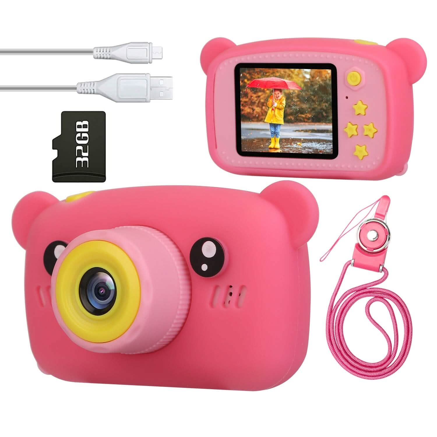 Kids Digital Camera with 2" Screen 4x Digital Zoom Toys & Games - Tophatter Daily Deals