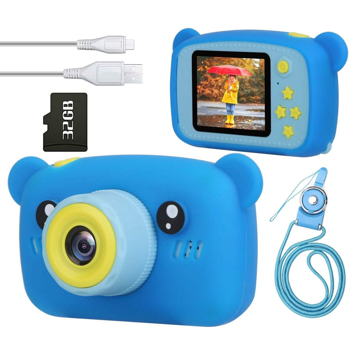 Kids Digital Camera with 2" Screen 4x Digital Zoom Toys & Games - Tophatter Daily Deals