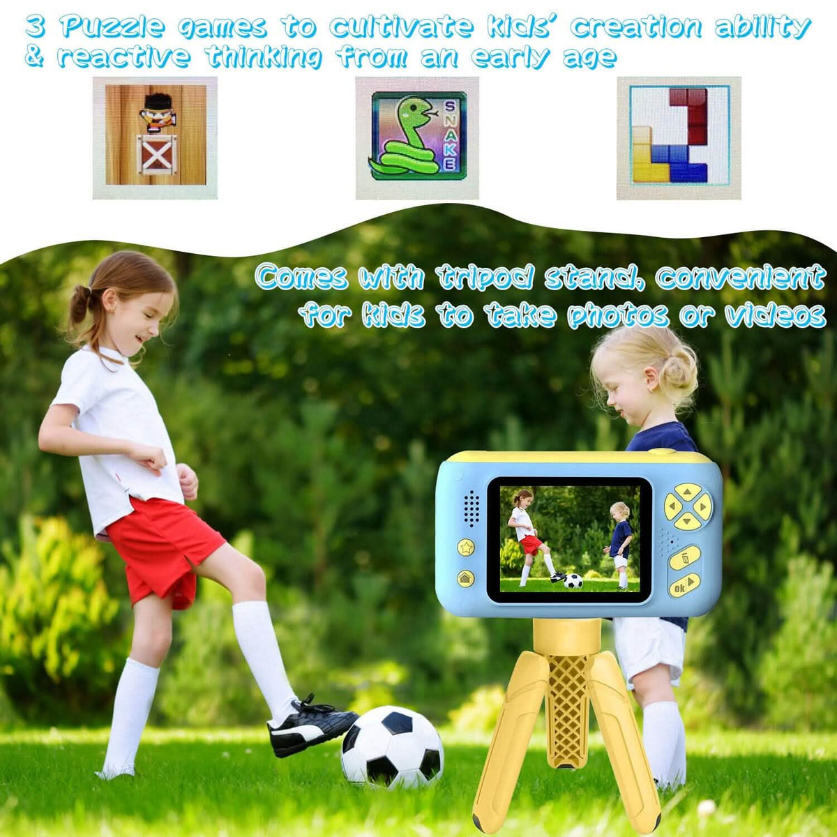Kids Digital Camera with Flip Lens Toys & Games - Tophatter Daily Deals