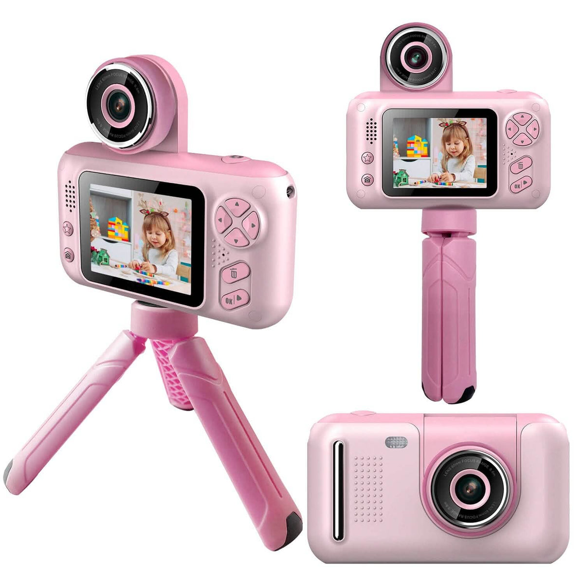 Kids Digital Camera with Flip Lens Toys & Games - Tophatter Daily Deals